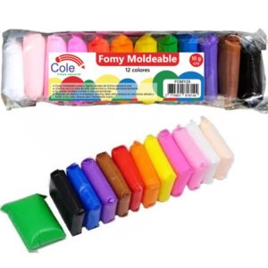 FOAMY MOLDEABLE COLE 10GRS 12 COLORES SURTIDOS