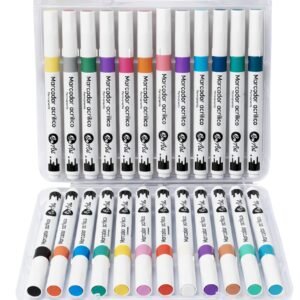 MARCADOR BE ART ACRILICO *24COL ESTUCHE PLASTICO