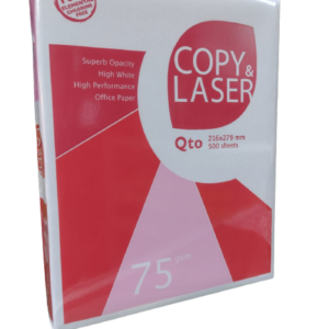 HOJAS BOND COPYLASER 75GRS T/CARTA *RESMA